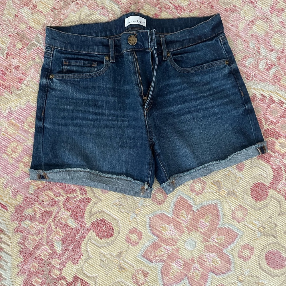 Jean shorts loft